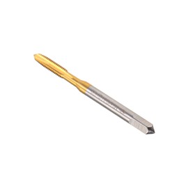 CoCud Spa Iral Point Tap Meter M3.5 x 0.6 Thread Titanium Coated High Speed Steel 6542 Thread Milling Thread Tap for Tap Drilling Machine 1 Pack