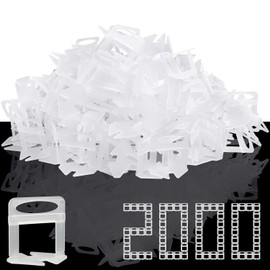 DGSL Tile Leveling System, 2000-Piece 1/16" Tile Spacers Clips Tile Tools, Tile Installation Tools for Professional Ceramic Tile and Stone Installation