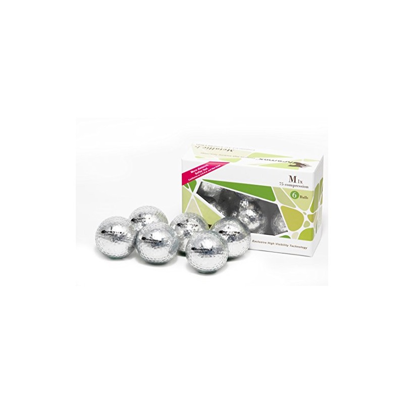 Best Impressions Chromax Metallic M1X Golf Balls - 6 Ball