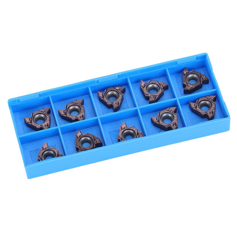 10Pcs Threading Inserts CNC Lathe Indexable Carbide Blade Turning Tool