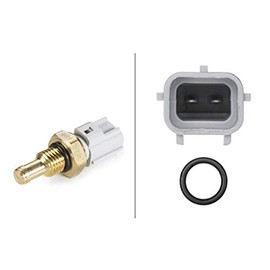 HELLA 6PT 009 309-561 Sensor, oil temperature - 12V - 2-pin connector - Bolted