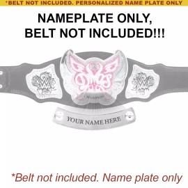 Custom Nameplate for Commemorative WWE Divas Replica Belt WWE SHOP ONLY