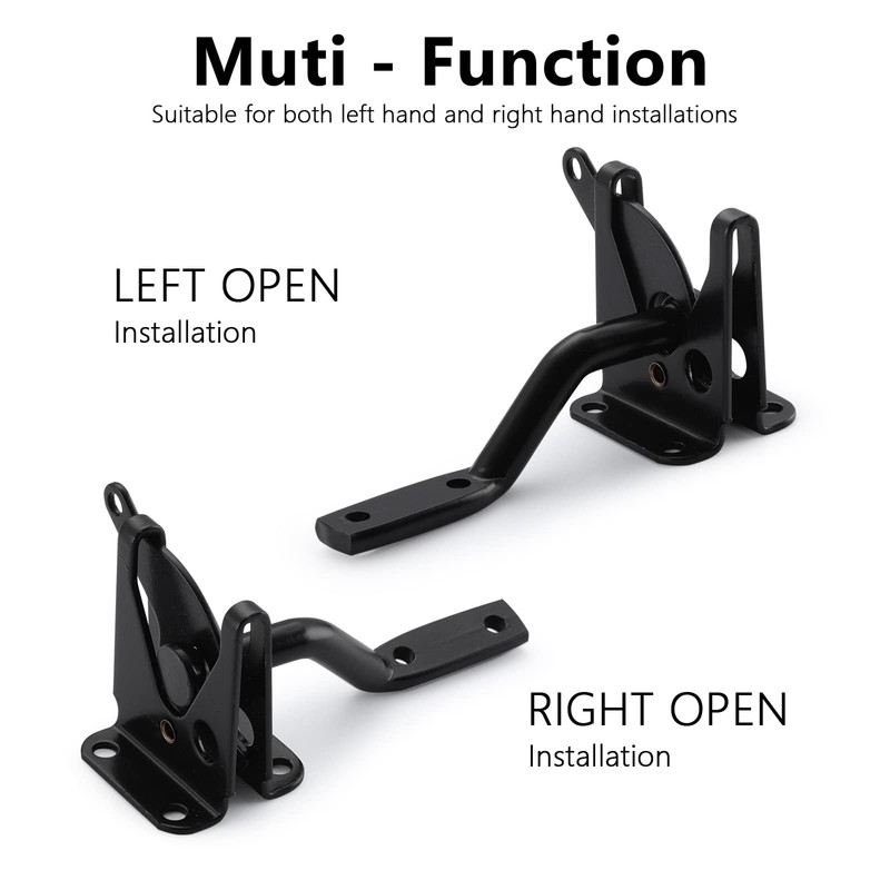 HOME MASTER HARDWARE Gate Latch for Wooden Fence Gates, Self-Locking
