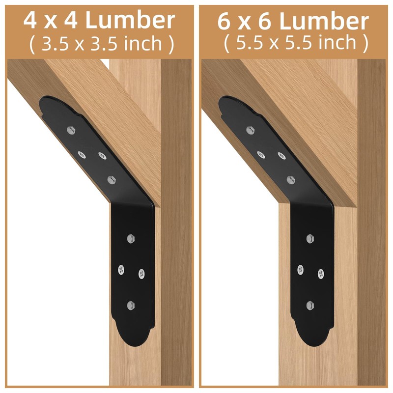 Rasugarlary Inside Mount 45 Degree Angle Bracket, 6"x 5"x 3"