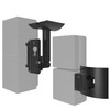 Black Wall Mount Bracket for UB-20 Compatible with Bose Cube Speakers Lifestyle 6 10 15 18 28 12 (Black)