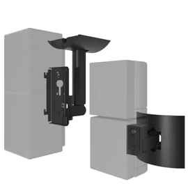 Black Wall Mount Bracket for UB-20 Compatible with Bose Cube Speakers Lifestyle 6 10 15 18 28 12 (Black)