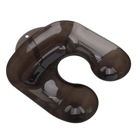 Light And Soft Comfortable Perm Container, Neck Shoulder Tray, Salon Shop Home Salon Tools Hair Salon Shop for Professional Stylist(Transparent black)