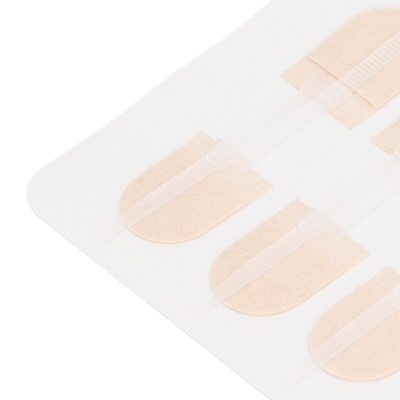 3 Strap Zipper Wound Closure Patches Breathable Seamless Elastic Zip