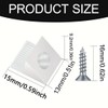 Pack of 40 Back Panel Screws, Plastic Back Panel Connectors,