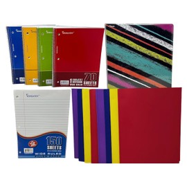 Wide‑Ruled Back to School Essential Supplies Bundle for 3rd‑5th Grade Elementary White Binder, Notebooks, Filler Paper, Crayola Crayons & Pencils, Glue Sticks, Composition Books and More (Multicolor)