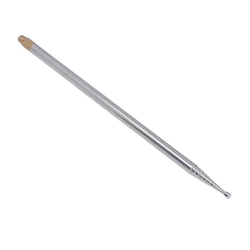 Shortwave Antenna, Telescopic 7MHz-50MHz Full Band, 10 Sections, 2.5m Length,