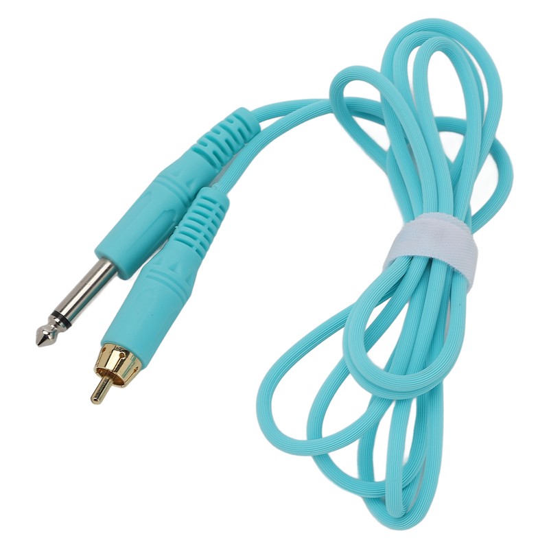 2m Length Tattoo Clip Cord RCA Interface Strong Conductivity Silicone