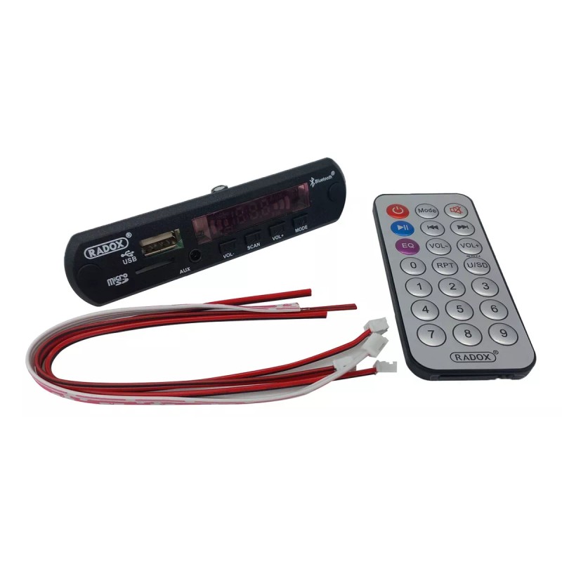 Radox 870-281 modulo mp3 receptor bluetooth usb sd aux fm