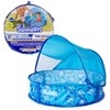 Swimways Elite Pop-Up Above Ground Pool, Baby Pool with Canopy