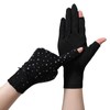 Umeloeo Women's Lace Gloves, Summer, Stylish, Ribbon, Floral Pattern, Lace