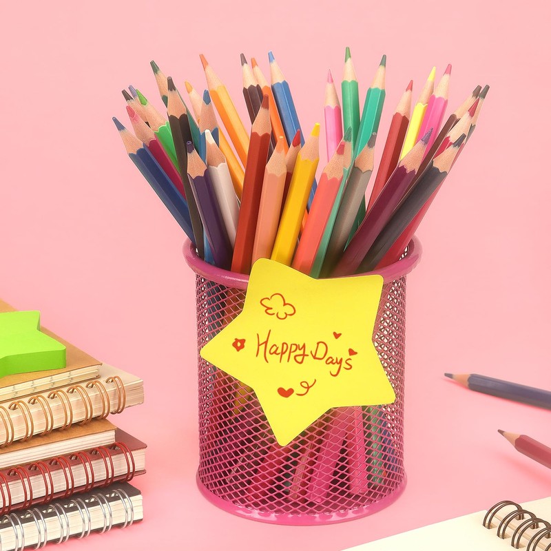 Star Shape Sticky Notes 8 Color Bright Colorful Sticky Pad