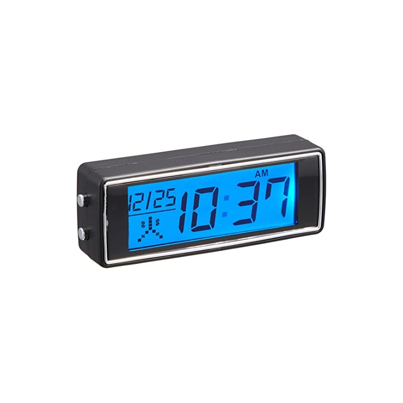 Kashimura NAK-183 Compact Clock, One-Push 5-Second Light