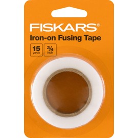 Fiskars Iron on Fusing Tape, 3/4 inch and 15 yards White