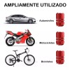 Generic 100pzs Tapones Para Llantas Aluminio Valvula Cubre Auto Moto