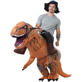 HOPEMOB Disfraz Dinosaurio Montable Inflable Adulto Diversión Fiestas Disfraces