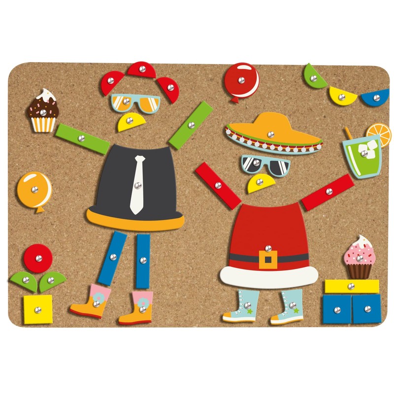 Lena Lena 65835 - Hammerspiel Party, Nagelspiel mit 38 farbigen