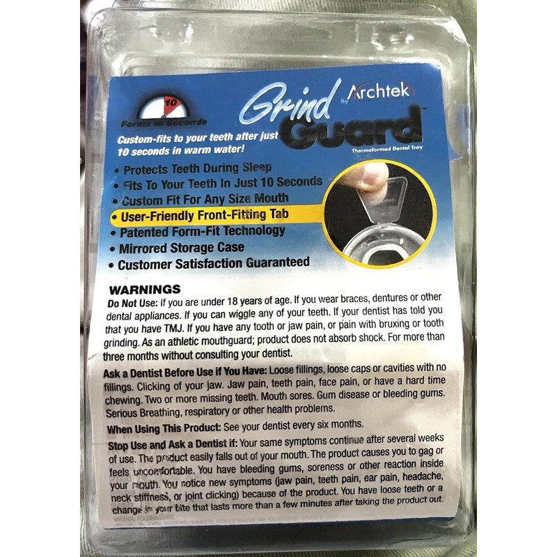 2 for 1 Bonus Pack! Grind Guard - Relieves Symptoms