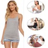BQTQ 5 Pcs Womens Camisole Tank Tops Undershirt Spaghetti Strap