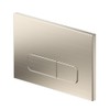 Wunderbad Push Plate Brushed Nickel Compatible with Geberit Duofix Sigma