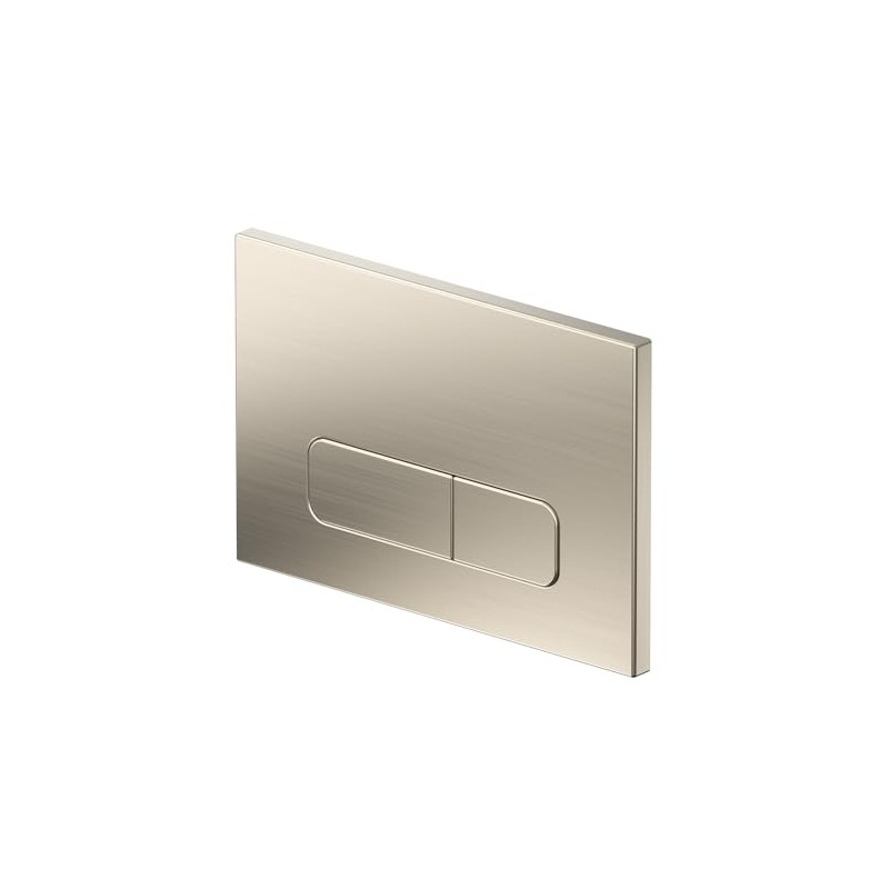 Wunderbad Push Plate Brushed Nickel Compatible with Geberit Duofix Sigma