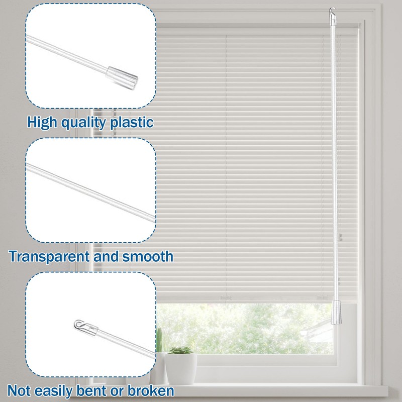 2PCS Blind Wand Curtain Pull Rods 17 Inch Blind Wand