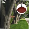 WOONEKY Whimsical Bird Feeder Bird Bath Bowl Tree Mounted for