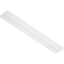 LAGOM 18" Direct Wire Dimmable LED Under Cabinet Lights, Selectable 2700K/4000K/5000K, Selectable Brightness, White Finish, UC0118WH27