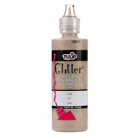 Tulip Dimensional Fabric Paint 41301 Dfpt 4Oz Glitter Gold, 4 Fl Oz (Pack of 1)