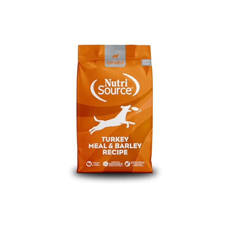NutriSource Choice for Dogs Turkey Meal & Barley Recipe 5