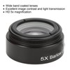 5X Barlow Lens M28.6 Threaded Interface Stereo Microscope Auxiliary Objective
