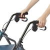 Medline Rollator Walker with Seat and Wheels, Folding Walker for