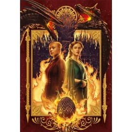 Clementoni Jigsaw Puzzle House Of The Dragon 1000 Pieces - Compact Box, Poster Included, Puzzle For Adults 14-99 Years, Gift For Men/Women, Made In Italy, 39903