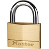 Master Lock 130EURD Key Padlock with Brass Body, Gold, 4,9