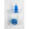 WENKO 20633100 2-Tier Wall Rack Classic - fixing without drilling,