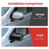 SQQP Side Mirror Covers Shell Trim Decoration Fit for 2020-2025