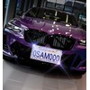 Murimt Purple Bling License Plate Frame 1 Pack Rhinestone Bedazzled