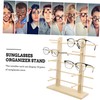OATIPHO Log Glasses Display Stand Sunglass Organizer Sunglass Holder Eyeglass