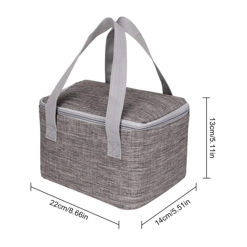 Yaosan 6 Can/4 L Small Cool Bag Handy Square Lunch