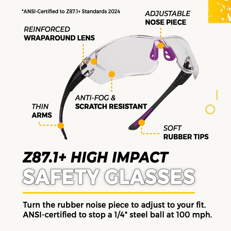 TradeSmart High-Performance Earmuffs for Shooting Range & Shooting Eye Protection
