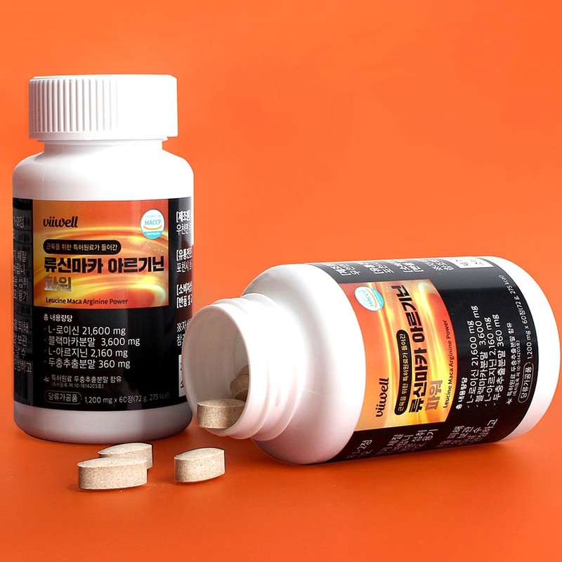 Arginine creatine effect pre-workout health booster 60 tablets / 아르기닌