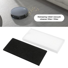 eMagTech 2 Sets Foam Filters for Sweeping Robot 11 x 5 cm Replacement Filter Replacement Parts Compatible with Tesvor X500 M1 T8 S6
