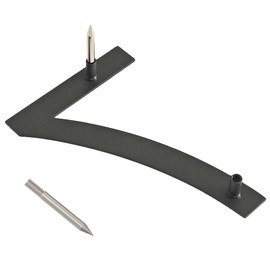 Ywonobs 8 inch Large Stainless Steel House Numbers, Black Modern House Address Door Number for Outside, Easy to Install, Matte Black (7)