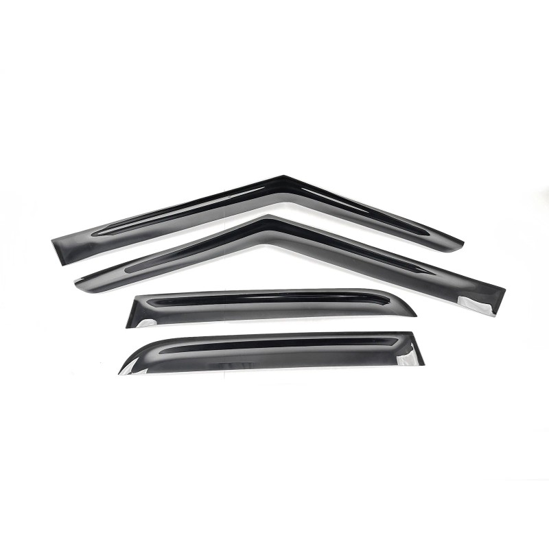 SDZ Front Rear Window Visor Vent Rain Wind Guard Shade