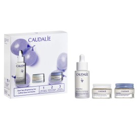 CAUDALIE Vinoperfect Set Sérum Antimanchas Iluminador + 2 Minis, 30 mL | CAUDALIE Vinoperfect Rutina Iluminadora Antimanchas 3 Pasos, Sérum + Crema Niacinamida + Crema Noche, Todo Tipo de Piel