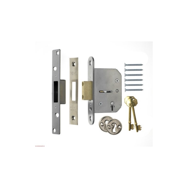 ERA Viscount 2.5-inch/ 64mm 5 Lever High Security Mortice Deadlock